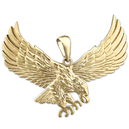 14K Gold Anhänger „Angreifender Adler“