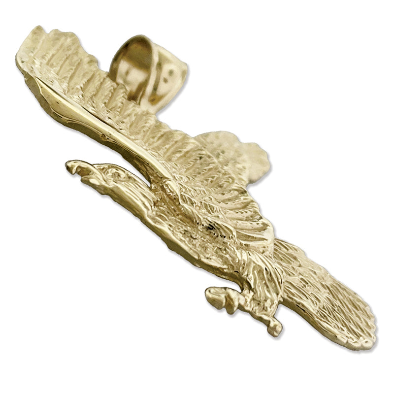 14K Gold 38MM Fliegender-Adler-Anhänger