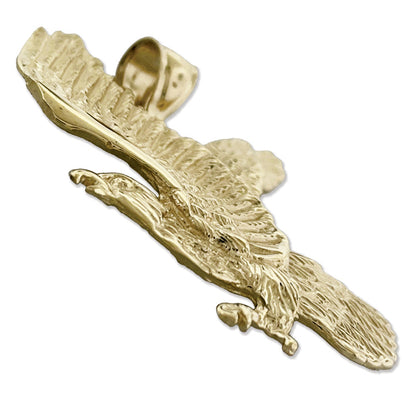 14K Gold 38MM Fliegender-Adler-Anhänger