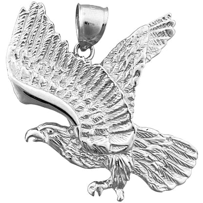 14K Gold 38MM Fliegender-Adler-Anhänger