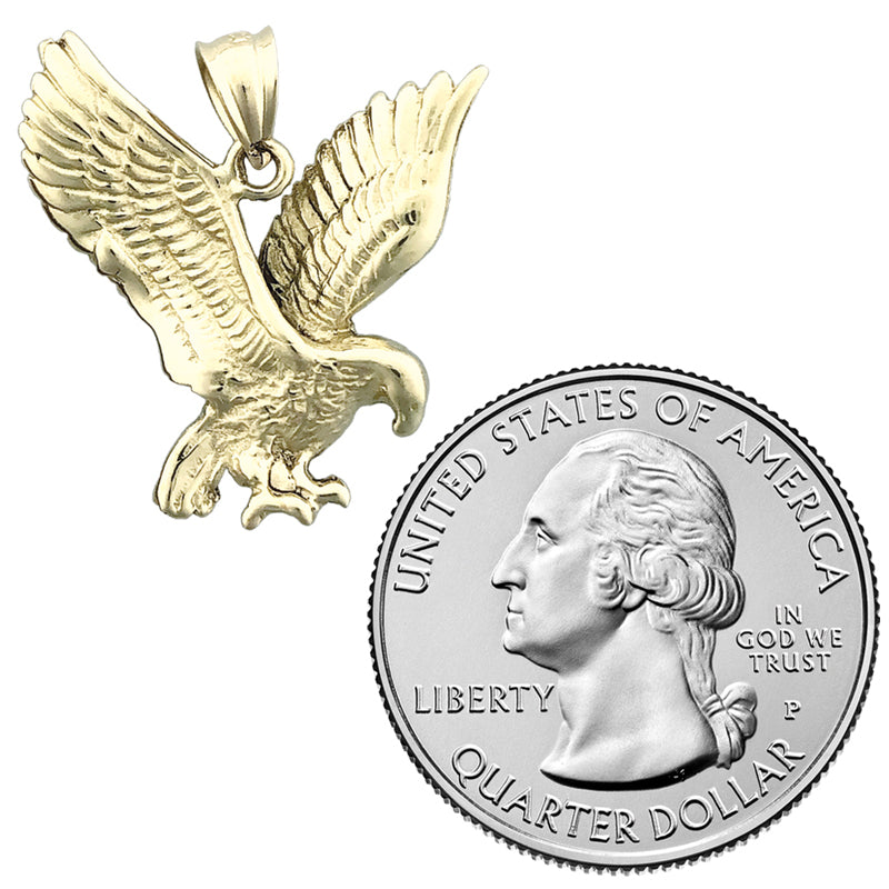 14K Gold Anhänger "Golden Eagle" 25MM