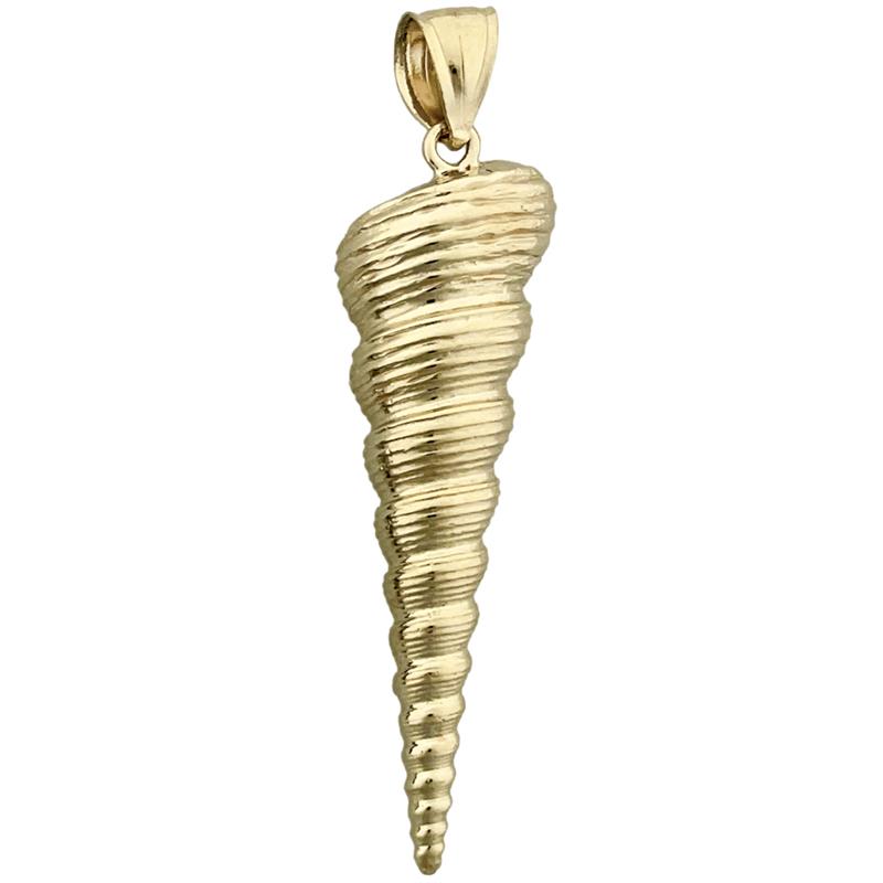 585 Gold 40 mm Kegelschnecken-Seeschale-Anhänger