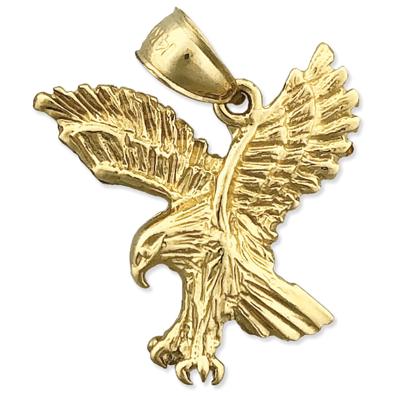 14K Gold Anhänger Jagdadler