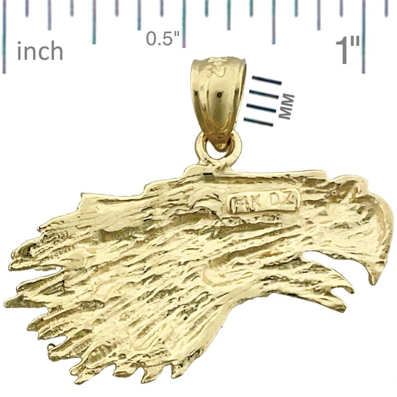 14K Gold Anhänger „Goldadlerkopf“