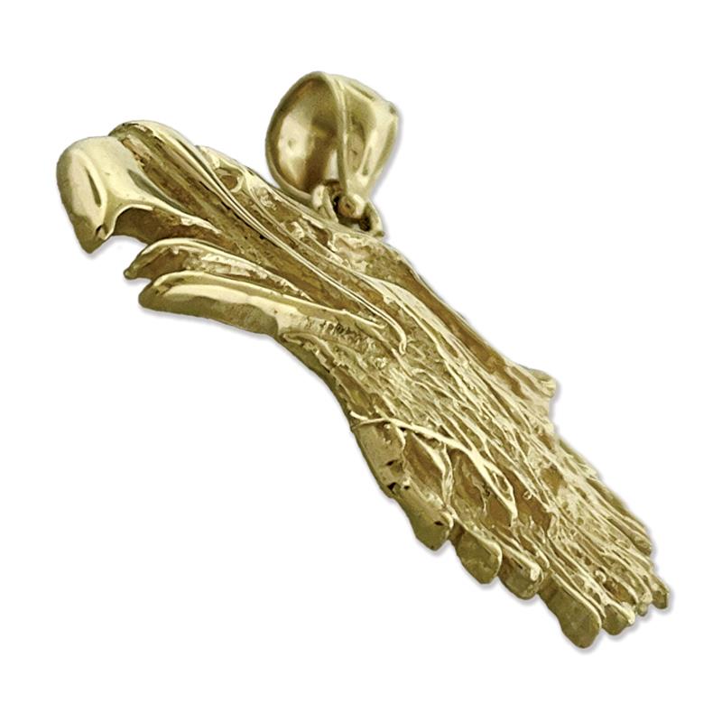 14K Gold Anhänger „Goldadlerkopf“