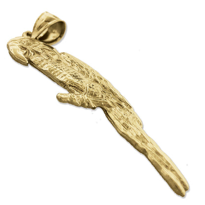 14K Gold Macaw-Anhänger