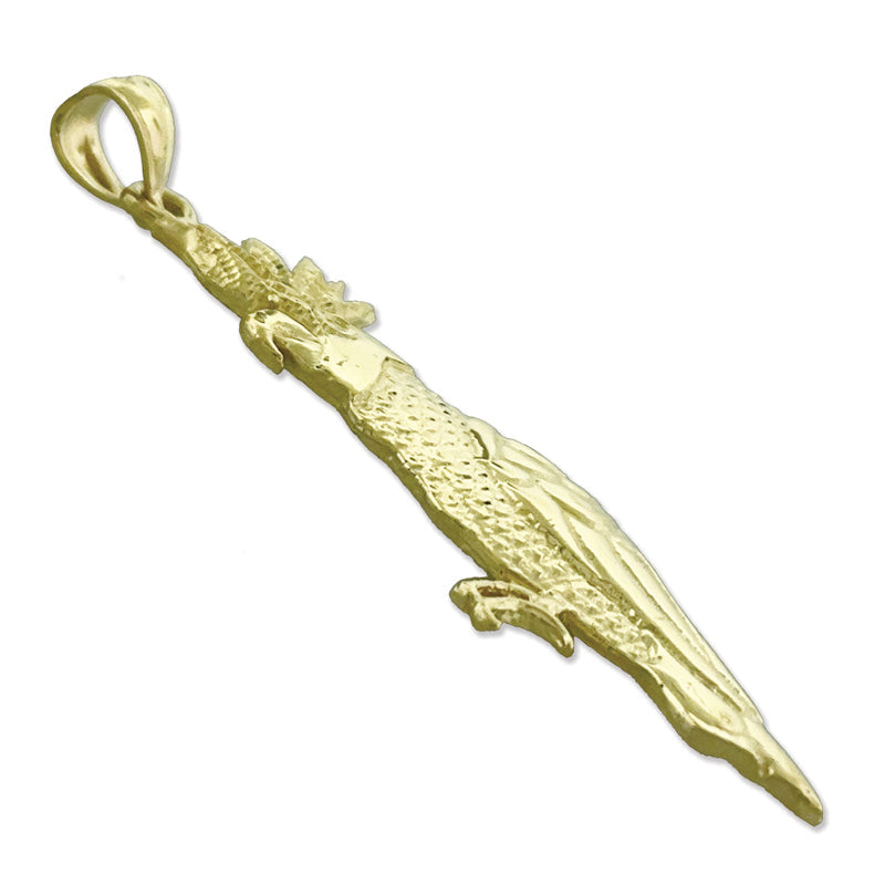 14K Gold Kakadu-Anhänger