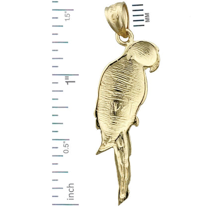 Papagei-Anhänger aus 14K Gold