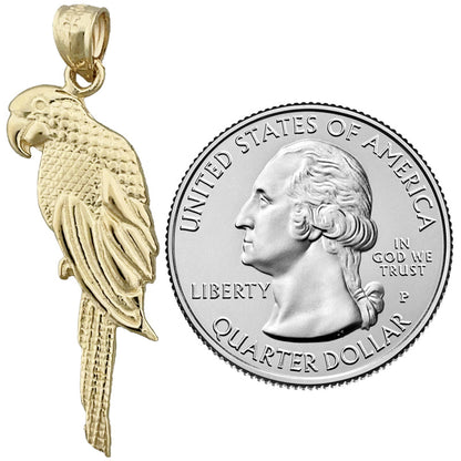 Papagei-Anhänger aus 14K Gold