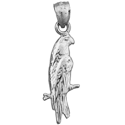 14K Gold Parrot-Charm** Ausführlicher: **Papageien-Charm aus 14K Gold