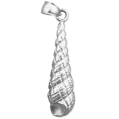 14K Gold Anhänger mit Kegelschnecken-Schalenmotiv