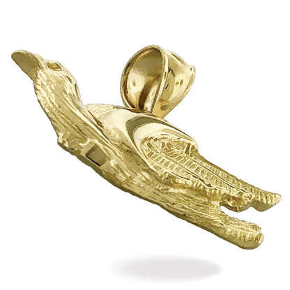 14K Gold Anhänger Taube