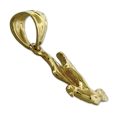 14K Gold Flieger-Taube-Charm** Alternative, natürlicher formuliert: **14K Gold Charm „Fliegende Taube“