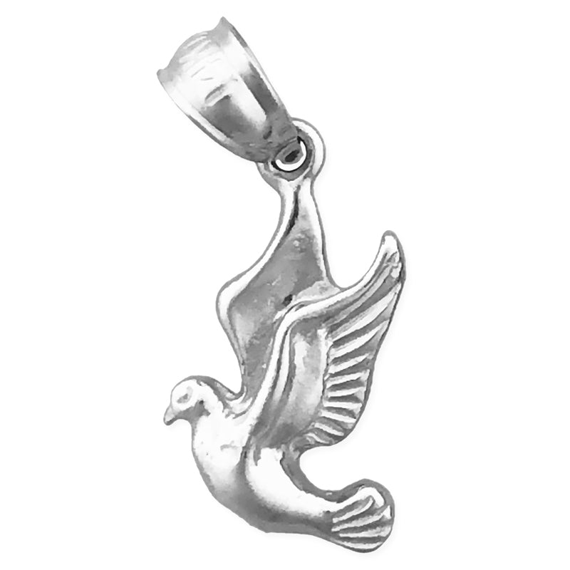 14K Gold Flieger-Taube-Charm** Alternative, natürlicher formuliert: **14K Gold Charm „Fliegende Taube“