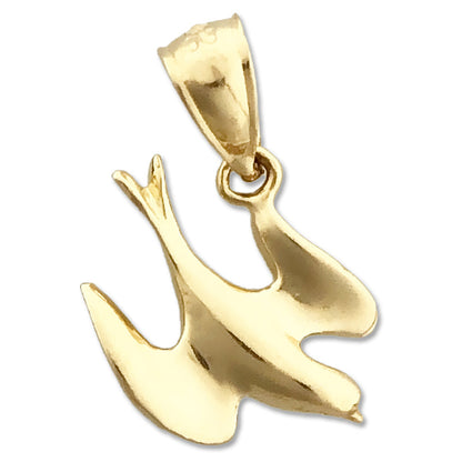 14K Gold Mini Taube Charm