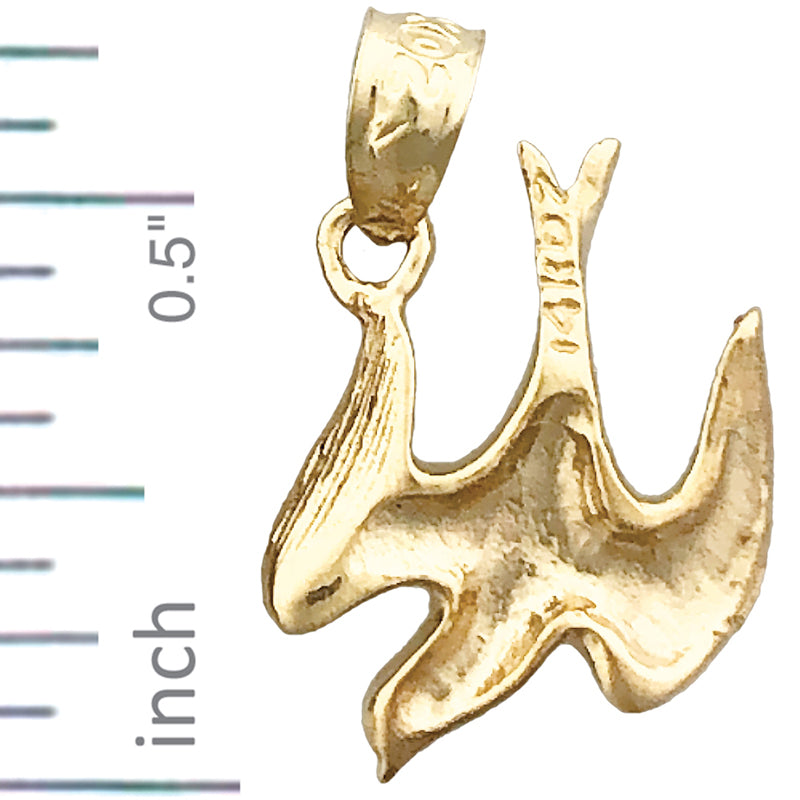 14K Gold Mini Taube Charm