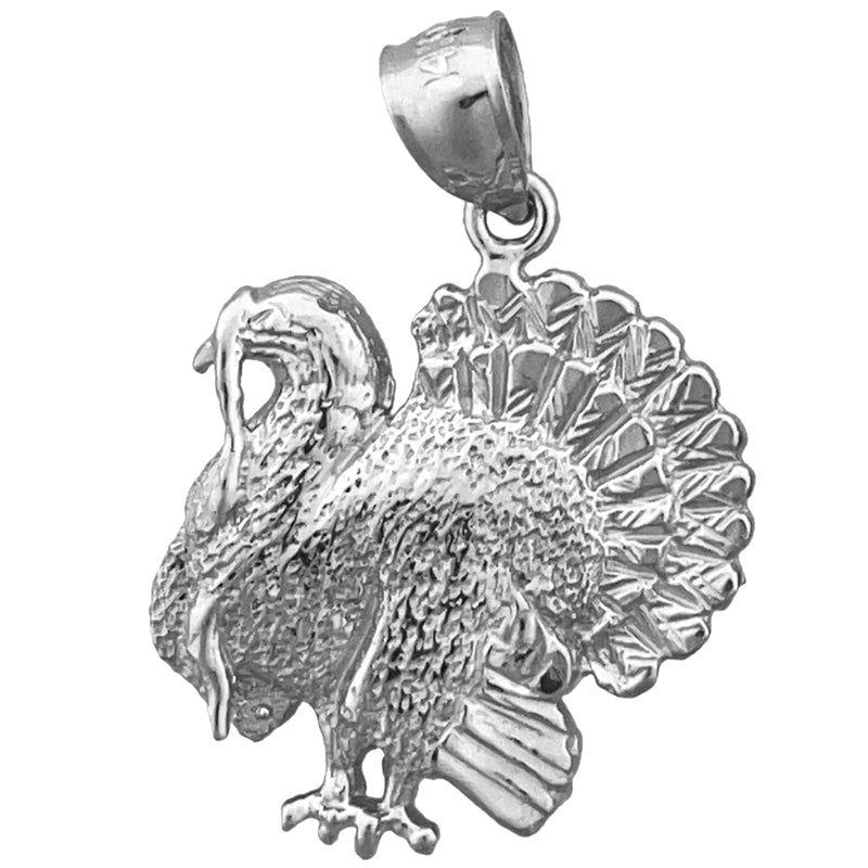 14K Gold Anhänger Truthahn