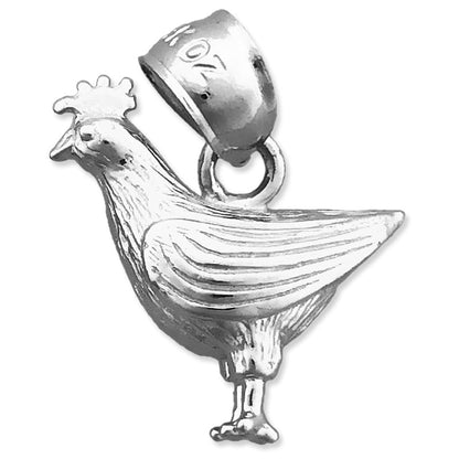 14K Gold Hühnchen-Charm