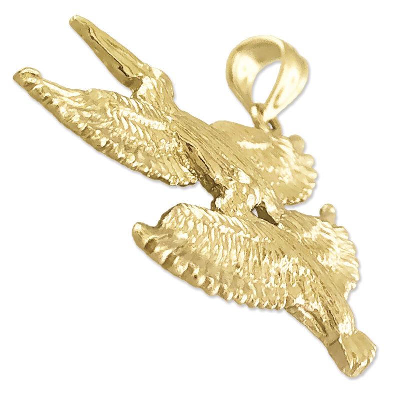 585 Gold Anhänger "Zwei Pelikane