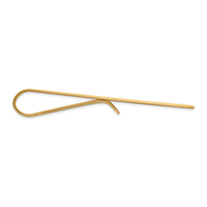 14K Gelbgold Herren Gerillt Krawatten Stab