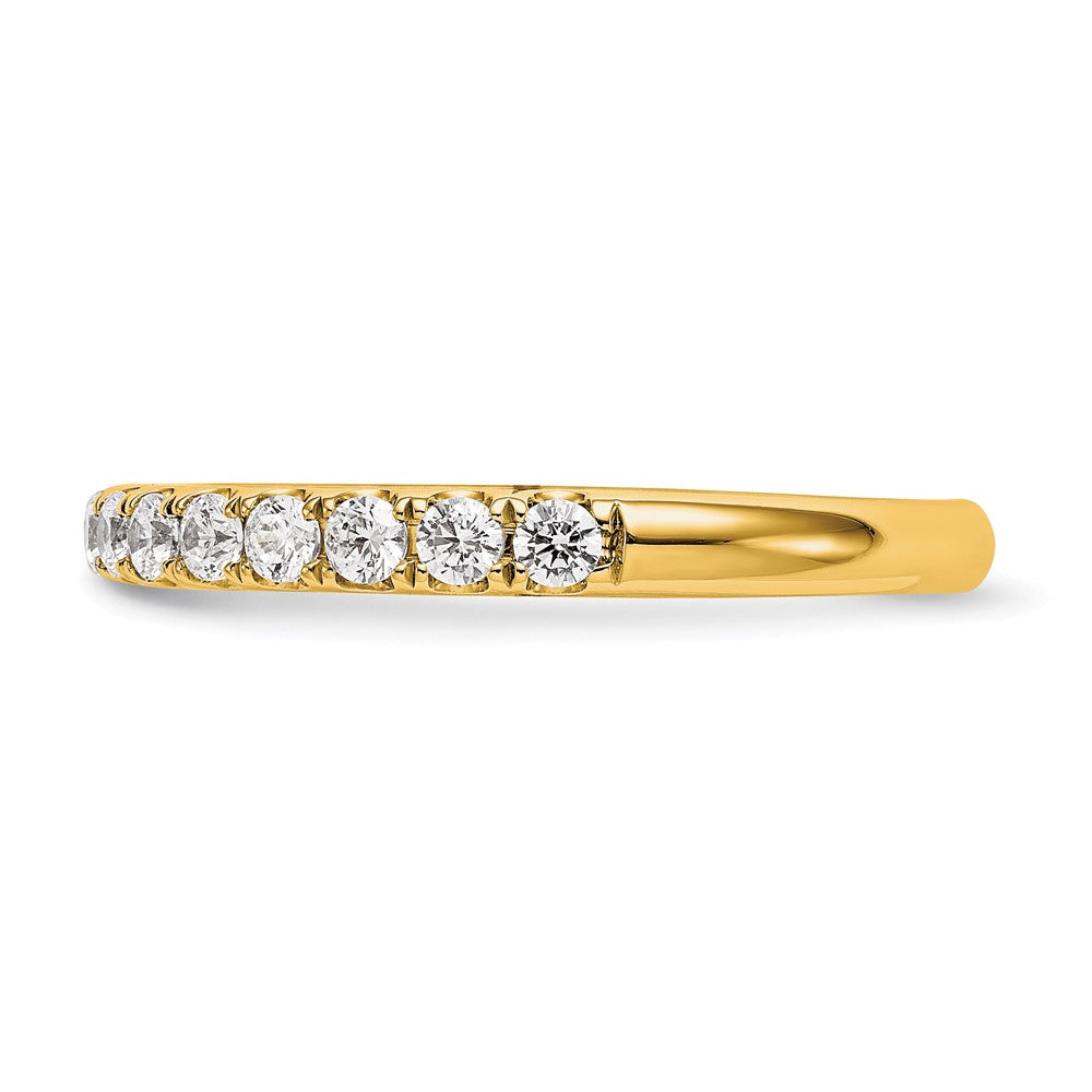 True Origin 14K Gelbgold 1/2 Karat Im Labor Gezüchtet Diamant Vs+ F+ Komplett Ehering Ring