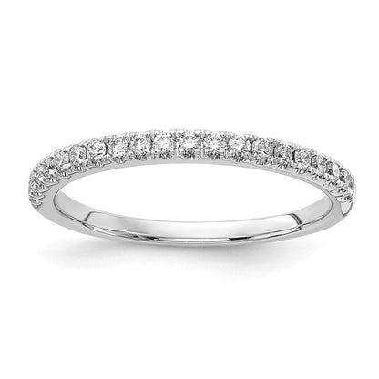 14K Weißgold 1/4 Karat Im Labor Gezüchtet Diamant Vs/si+ G+ Komplett Ehering Ring