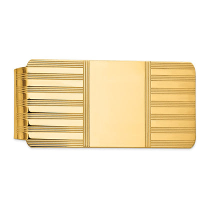 14K Gelbgold Herren Poliert Geldklammer