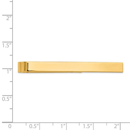 14K Gelbgold Herren Poliert Krawatten Stab