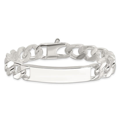 Sterlingsilber 8.5 Zoll Panzer Id Armband
