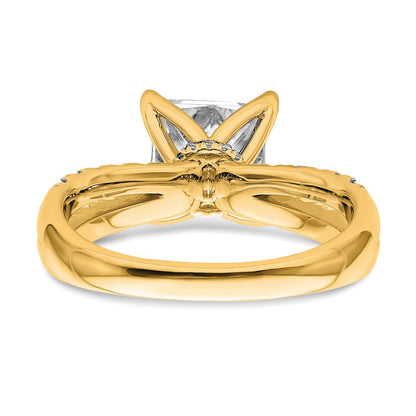True Origin 14K Gelbgold 2,625 ct. Labor Gezüchteter Diamant VS+ F+ Kompletter Princess-Verlobungsring