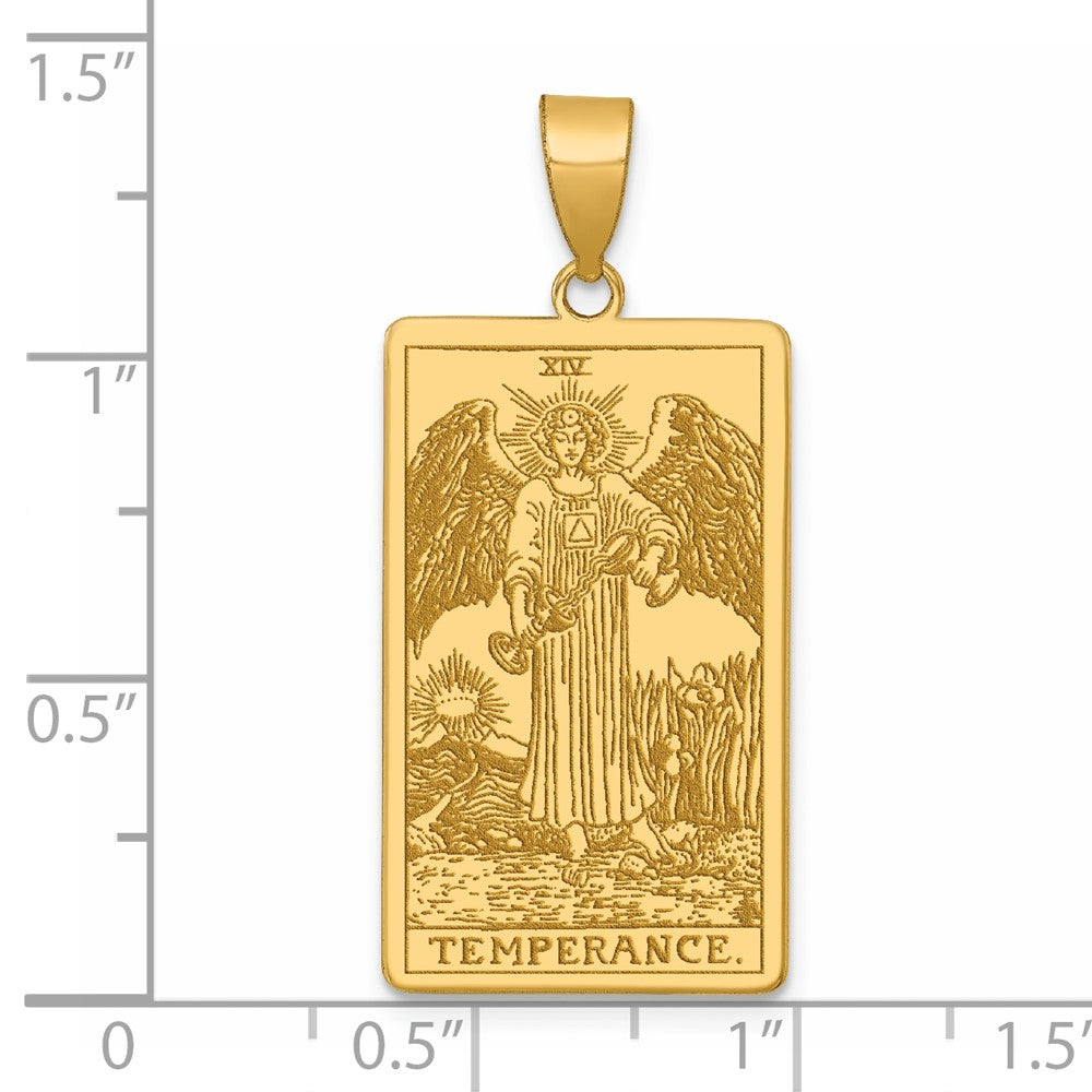 14K Gelbgold The Empress Tarot Card Anhänger
