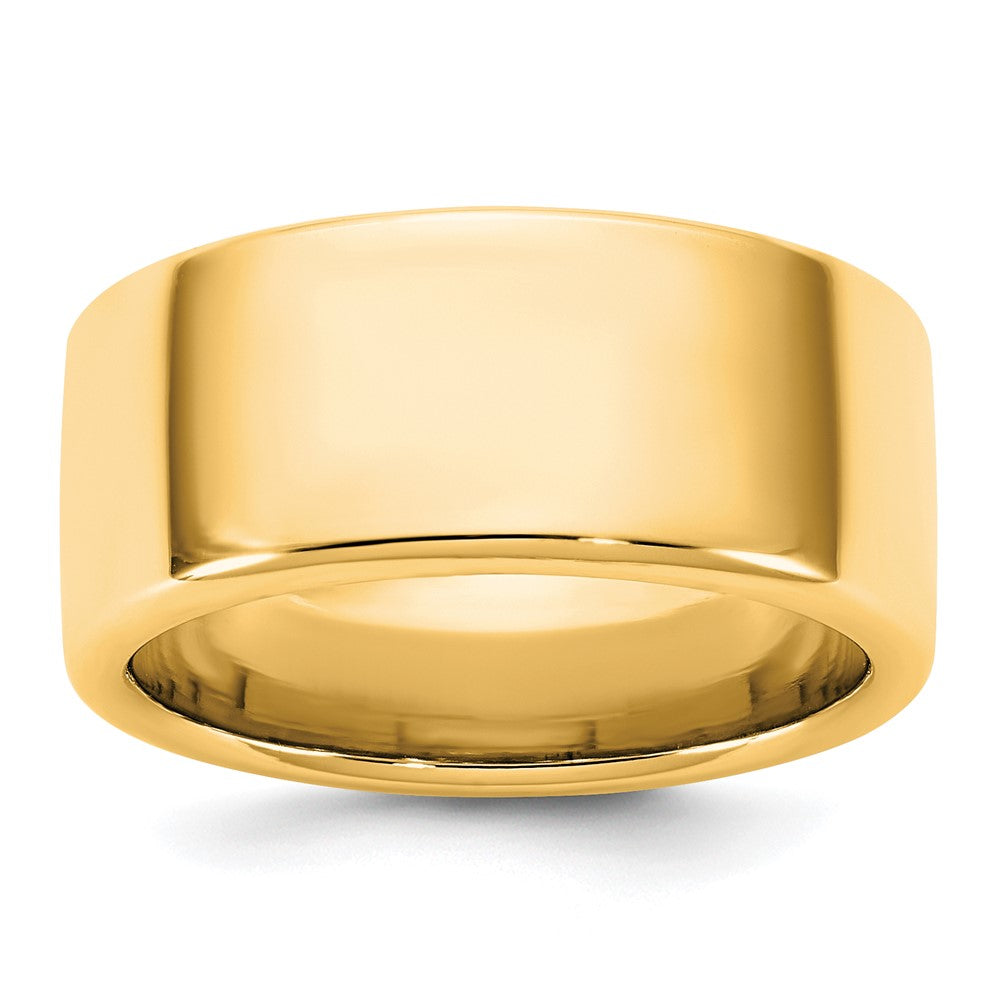 14K Gelbgold 9 mm Ehering mit europäischer Komfort-Passform