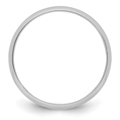 Platin 5mm Halb Rund Featherweight Ehering Ring