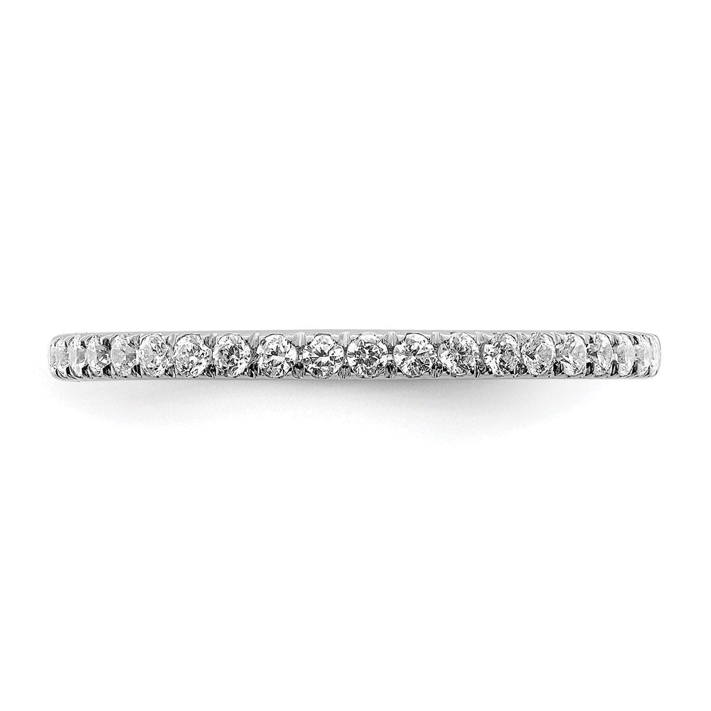 14K Weißgold 1/4 Karat Diamant Komplett Ehering Ring