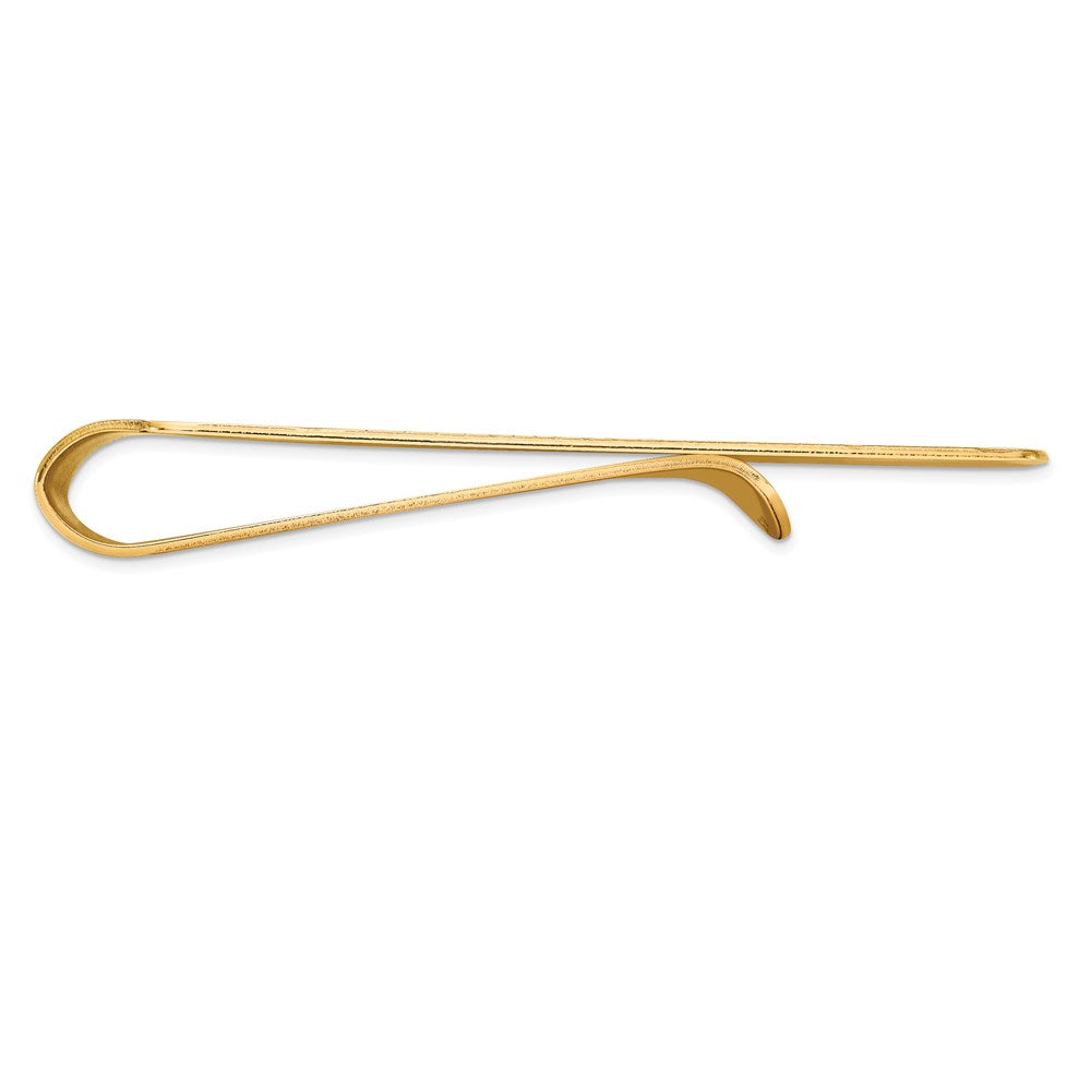 14K Gelbgold Herren Geometric Design Geldklammer