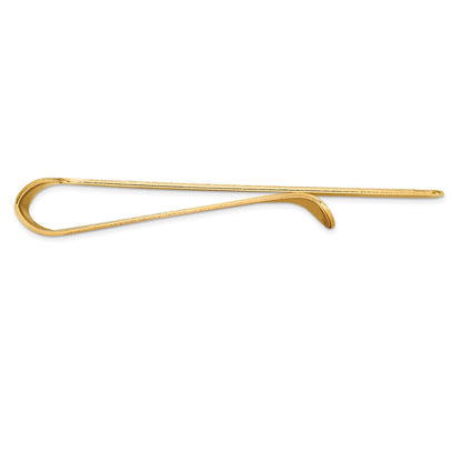 14K Gelbgold Herren Geometric Design Geldklammer