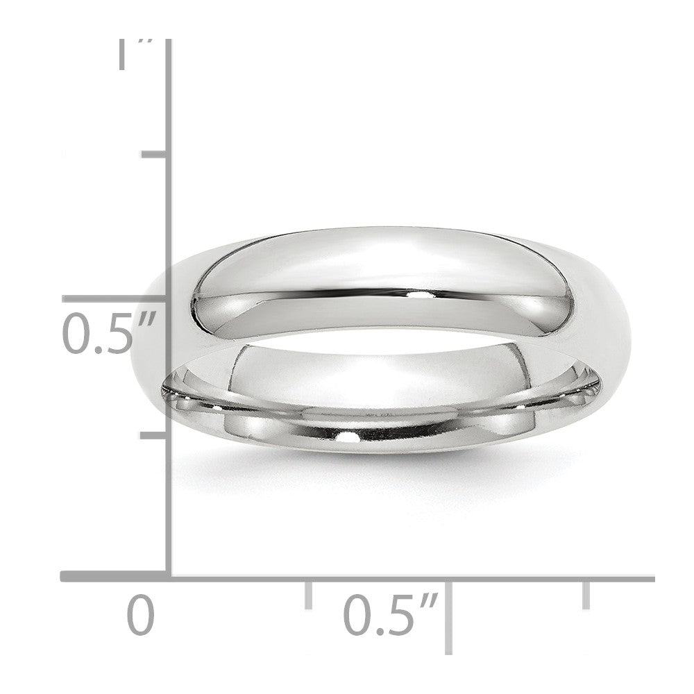 Platin 5mm Komfort-fit Ehering Ring
