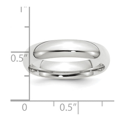 Platin 5mm Komfort-fit Ehering Ring