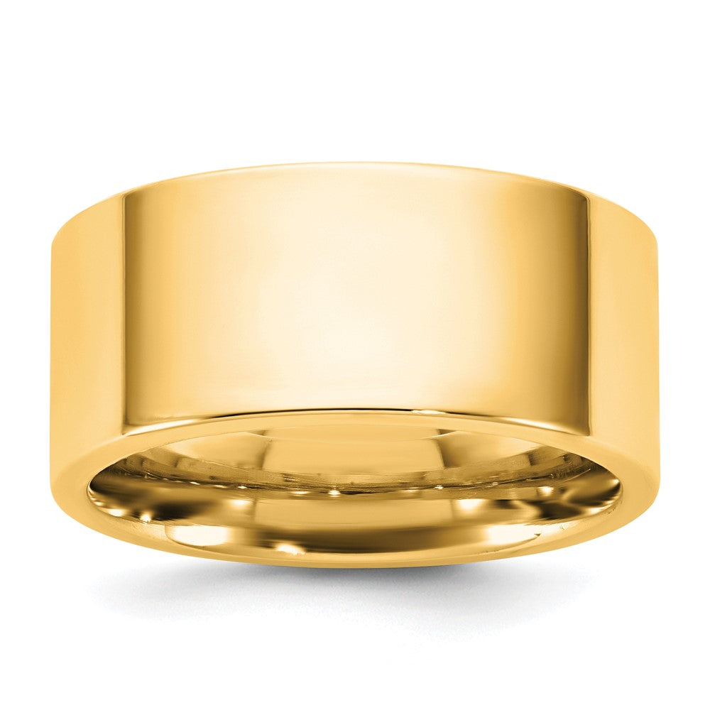 14K Gelbgold 9 mm Standard Flach Komfort-Passform Ehering