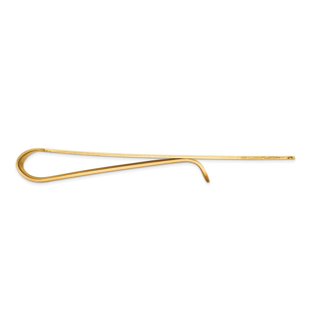 14K Gelbgold Herren Gravierbar Geldklammer