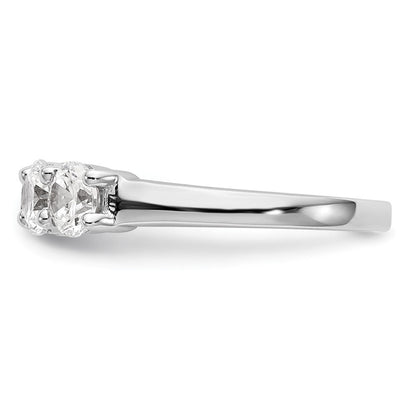 True Origin 14K Weißgold 1 7/8 Karat Im Labor Gezüchtet Diamant Vs+ F+ Komplett Rund Five Stein Ring