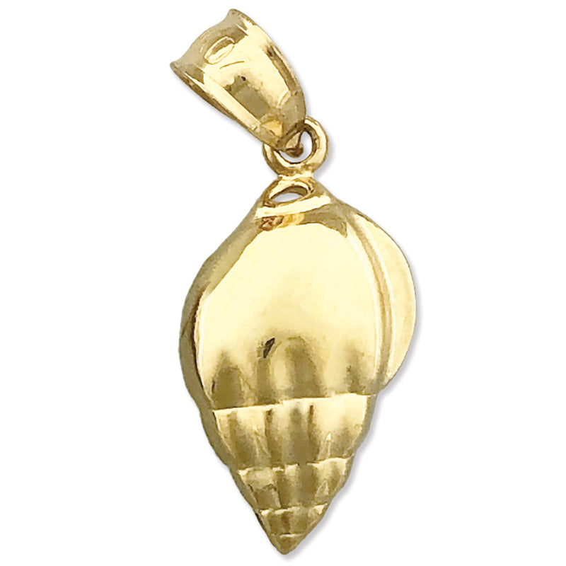 14K Gold Mollusken-Schnecken-Muschel-Charm