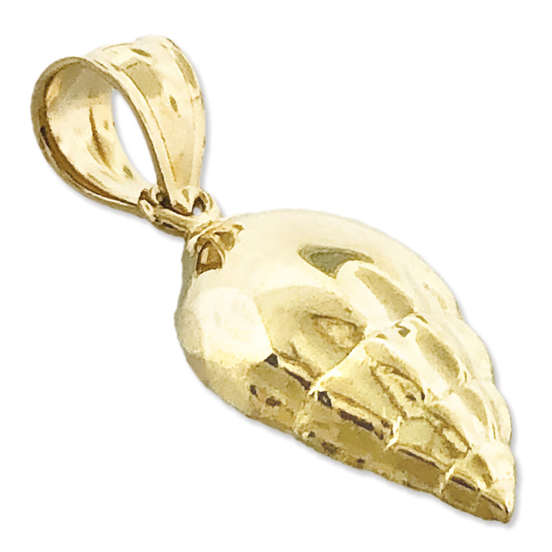 14K Gold Mollusken-Schnecken-Muschel-Charm