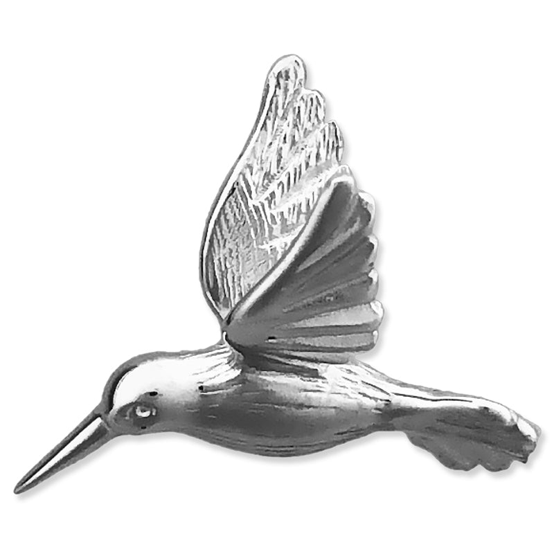 14K Gold 3D-Kolibri-Charm-Gleitanhänger