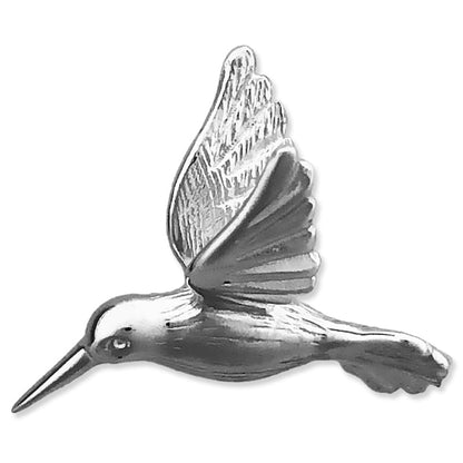14K Gold 3D-Kolibri-Charm-Gleitanhänger