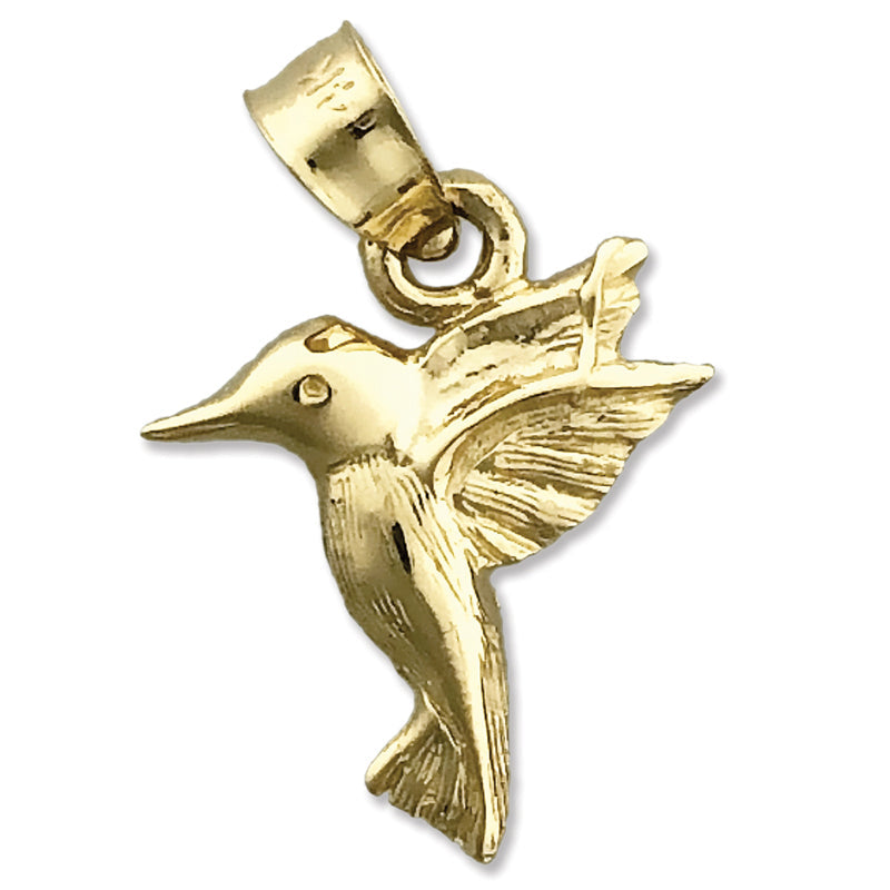 585 Gold Kolibri-Charm