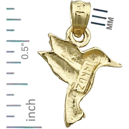 585 Gold Kolibri-Charm