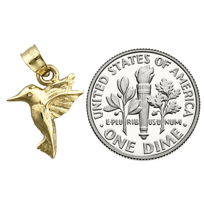 585 Gold Kolibri-Charm