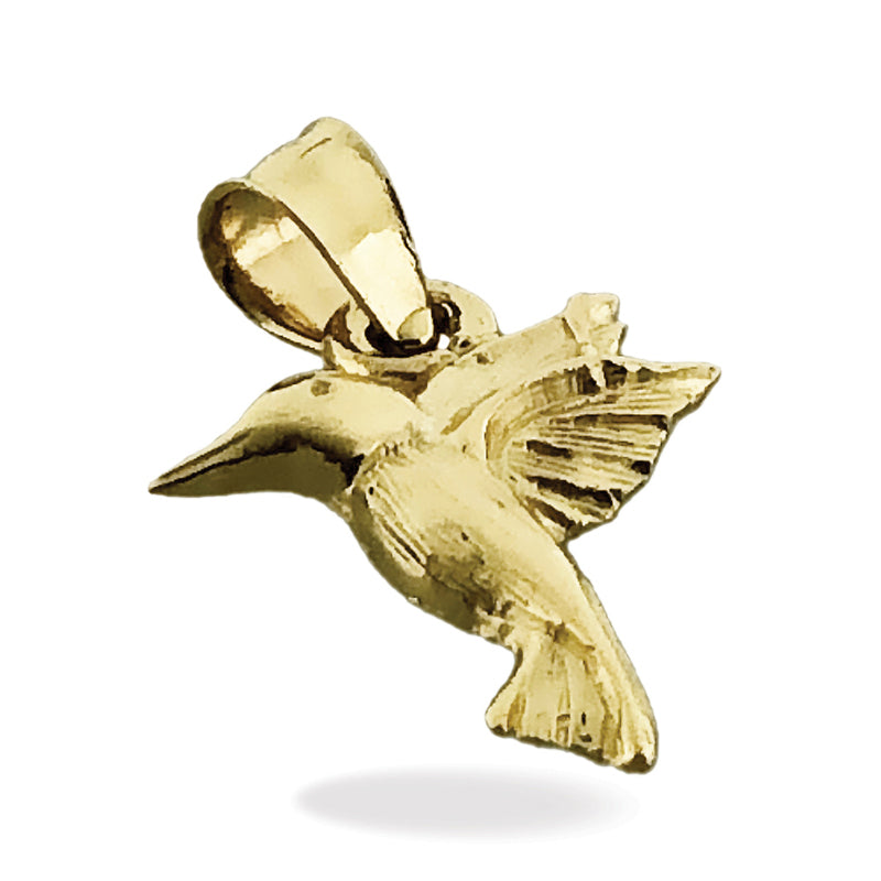 585 Gold Kolibri-Charm