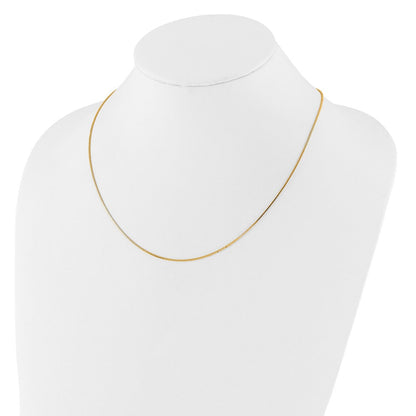 14K Gelbgold Verstellbar.9mm Venezianer Halskette